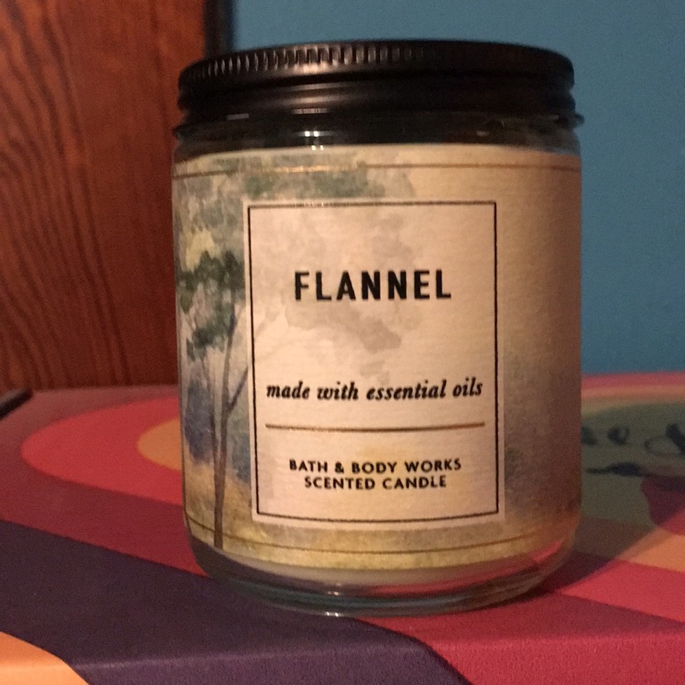 BBW Flannel Candle